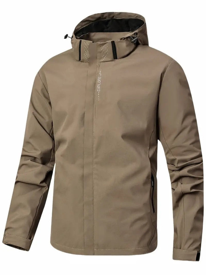Drizzle | Leichter Wasserdichter Windjacke für Herren mit Kapuze und langen Ärmeln