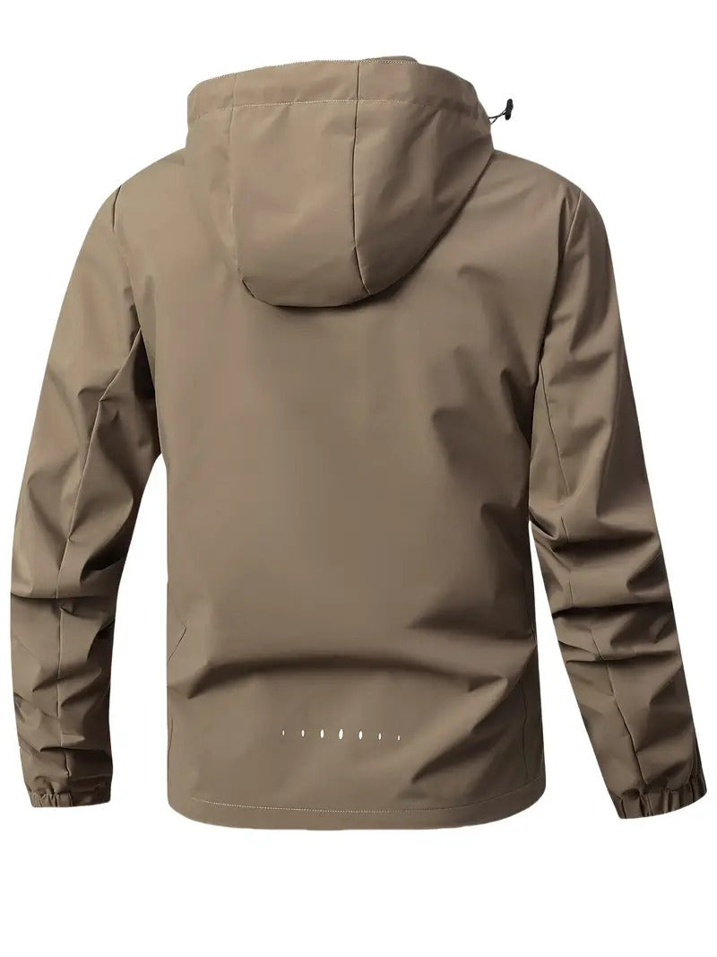 Drizzle | Leichter Wasserdichter Windjacke für Herren mit Kapuze und langen Ärmeln