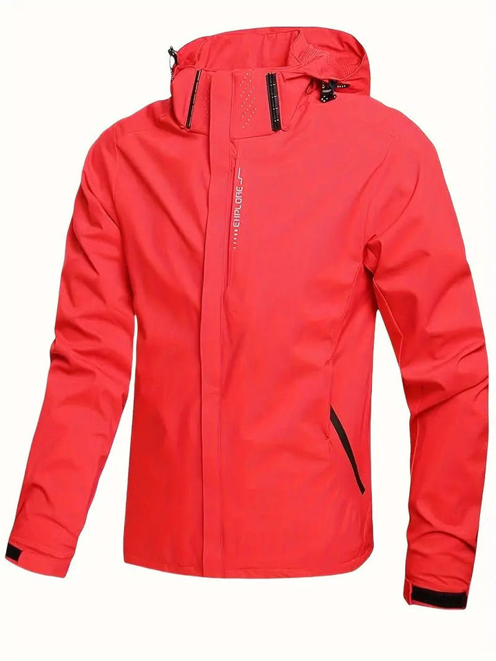 Drizzle | Leichter Wasserdichter Windjacke für Herren mit Kapuze und langen Ärmeln