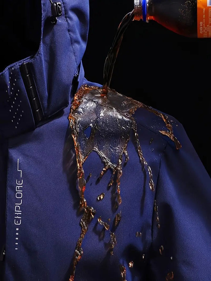 Drizzle | Leichter Wasserdichter Windjacke für Herren mit Kapuze und langen Ärmeln
