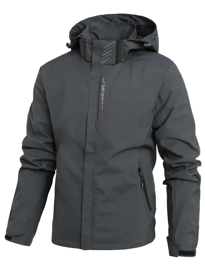 Drizzle | Leichter Wasserdichter Windjacke für Herren mit Kapuze und langen Ärmeln