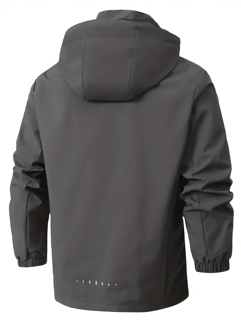 Drizzle | Leichter Wasserdichter Windjacke für Herren mit Kapuze und langen Ärmeln