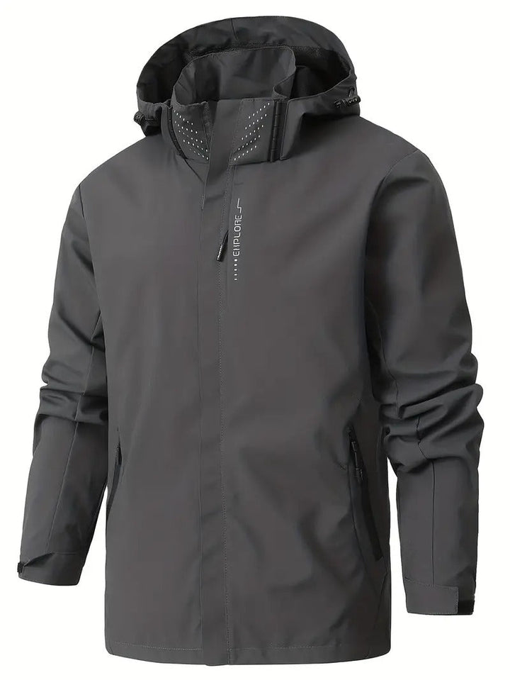 Drizzle | Leichter Wasserdichter Windjacke für Herren mit Kapuze und langen Ärmeln