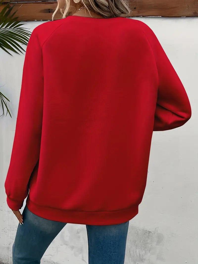 Heartzone | Lässiges Sweatshirt für Damen mit Herzmotiv