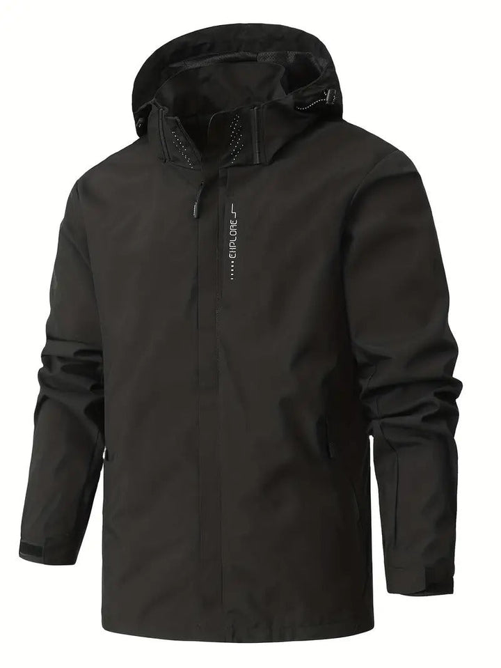 Drizzle | Leichter Wasserdichter Windjacke für Herren mit Kapuze und langen Ärmeln