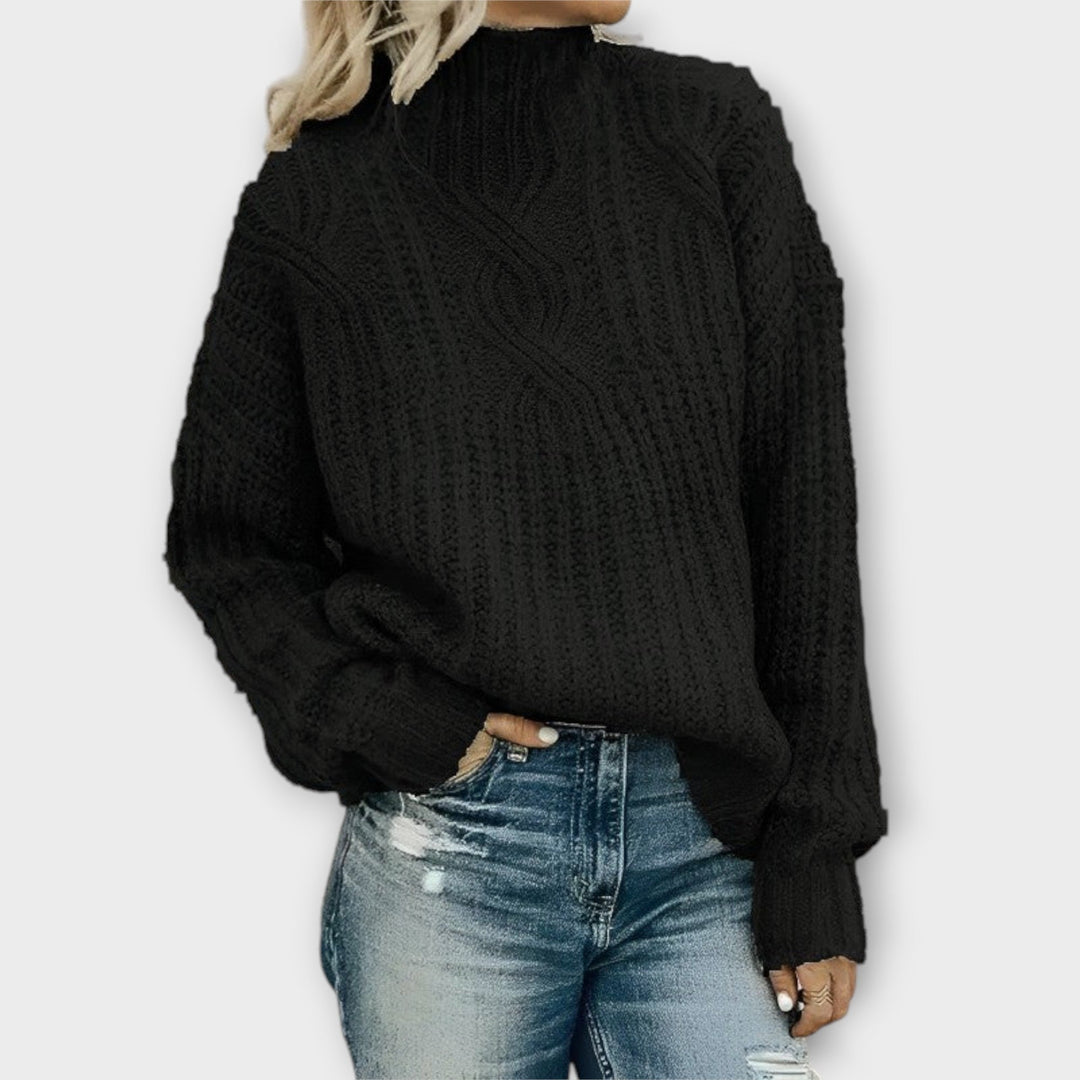 Harper | Gemütlicher Strickpullover für Damen mit Rundhalsausschnitt