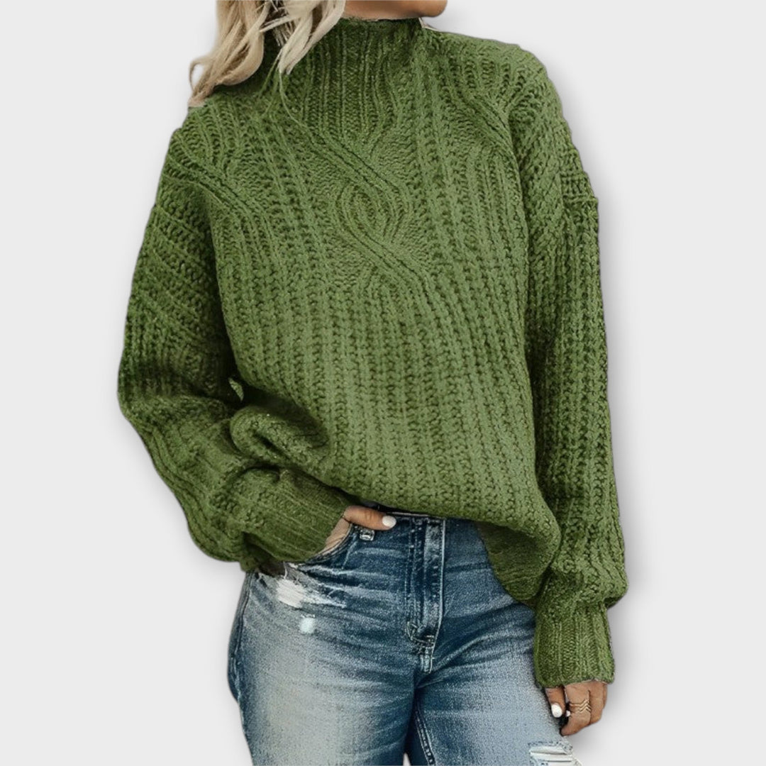 Harper | Gemütlicher Strickpullover für Damen mit Rundhalsausschnitt