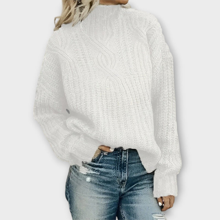 Harper | Gemütlicher Strickpullover für Damen mit Rundhalsausschnitt