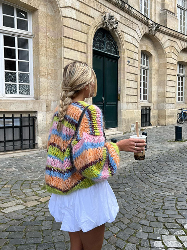 Josefine | Damen Pullover mit Rundhalsausschnitt und langen Ärmeln