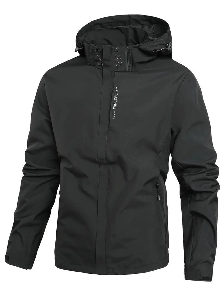 Drizzle | Leichter Wasserdichter Windjacke für Herren mit Kapuze und langen Ärmeln
