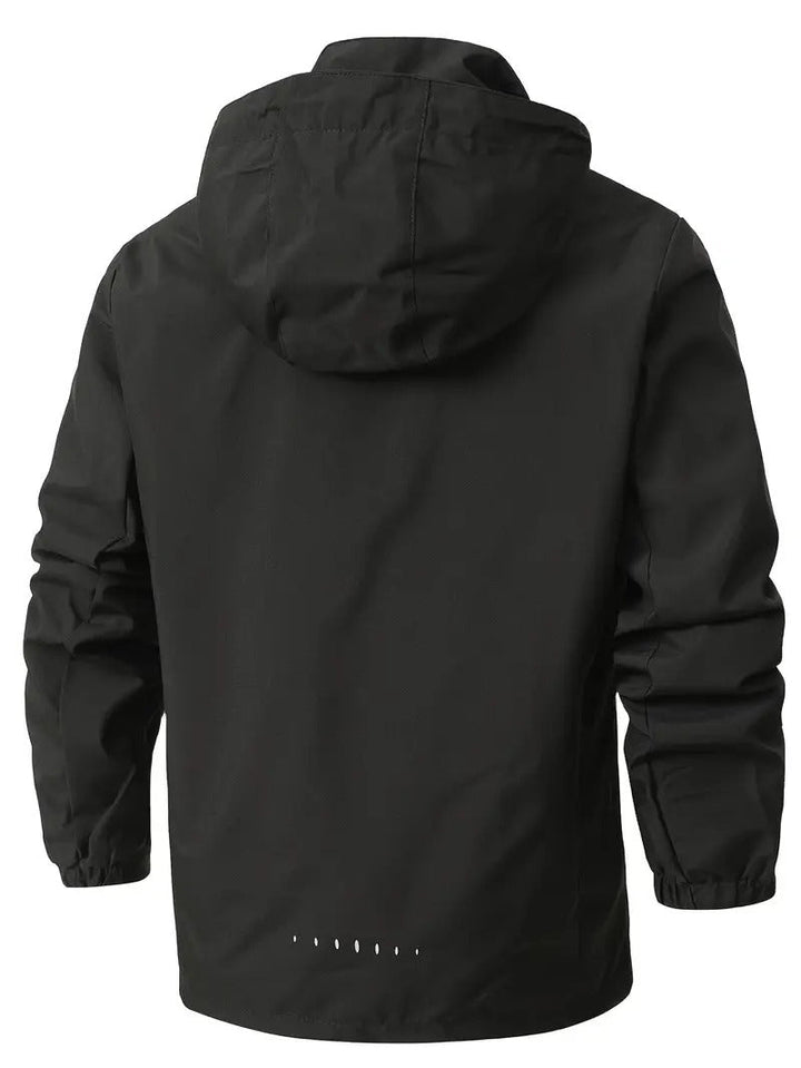 Drizzle | Leichter Wasserdichter Windjacke für Herren mit Kapuze und langen Ärmeln