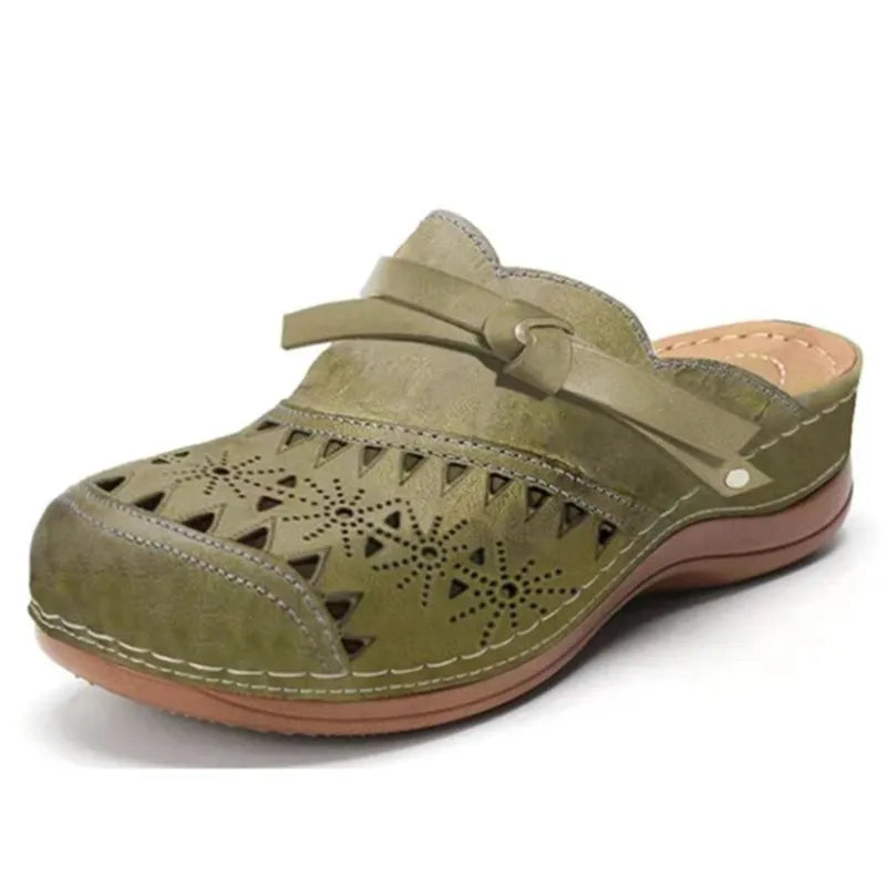 Lya | Orthopädische Komfort-Clogs für Damen mit flachem Absatz
