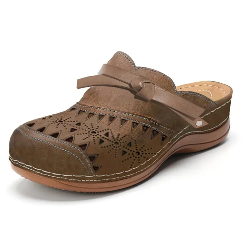 Lya | Orthopädische Komfort-Clogs für Damen mit flachem Absatz