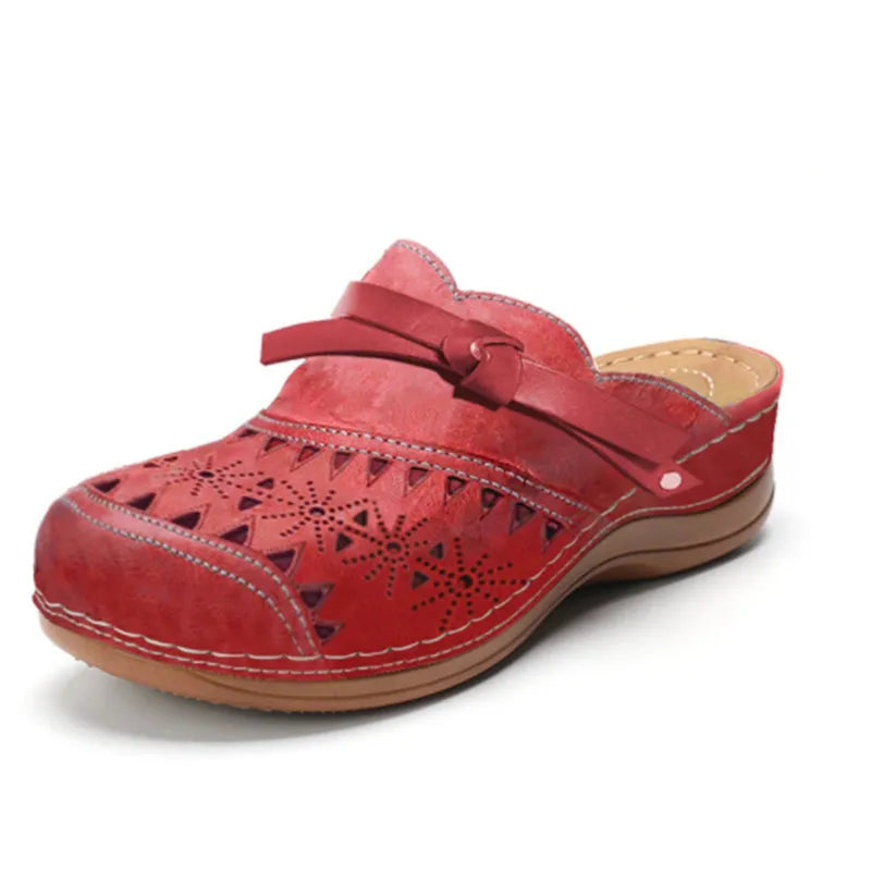 Lya | Orthopädische Komfort-Clogs für Damen mit flachem Absatz