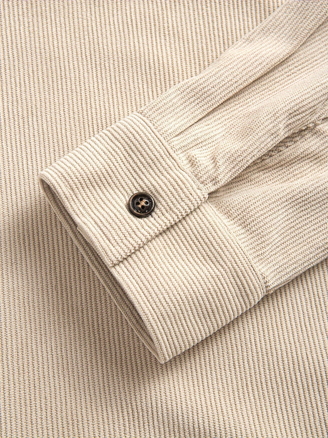 Lukas | Herren Langarm-Overshirt mit Knöpfen und Taschen