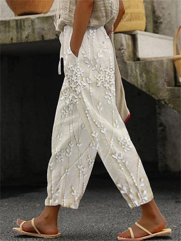 Aviora | Trachtenhose mit Weinmotiv