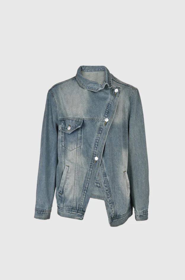 Bella | Künstlerische Jeansjacke mit Sternenmuster
