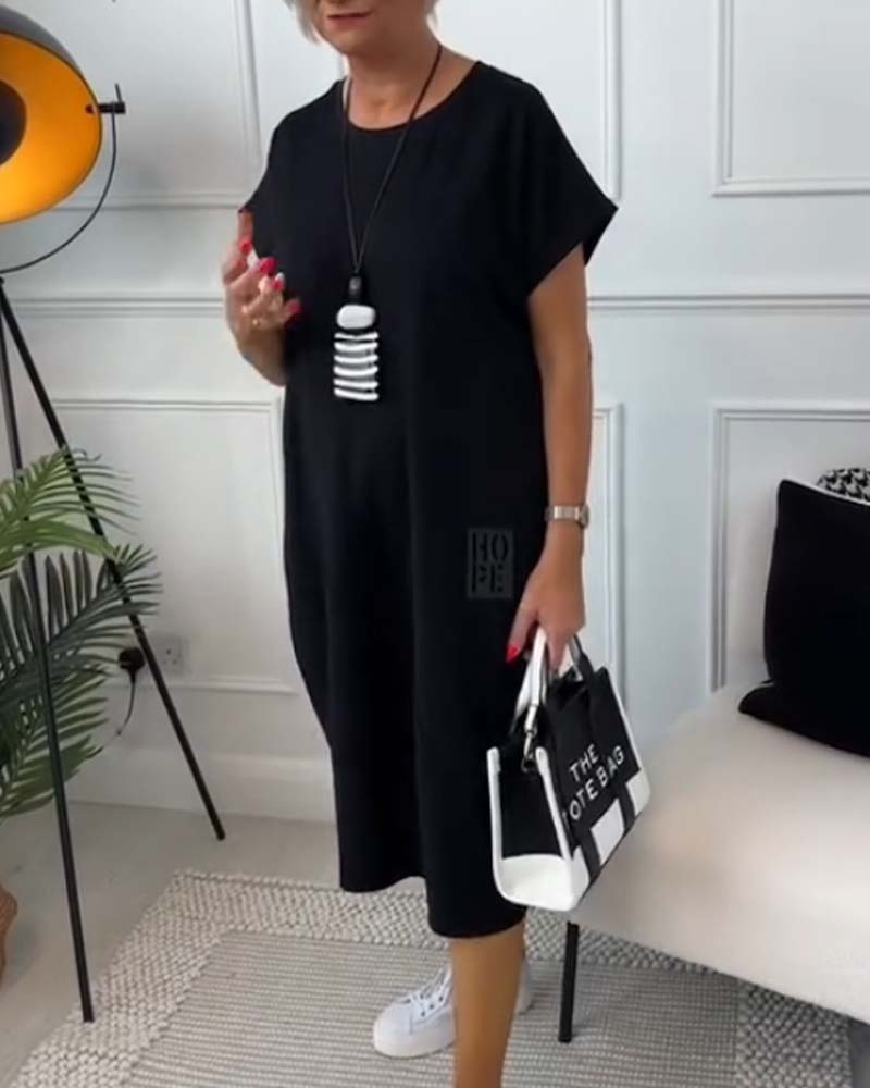 Zuzanna | Luftiges Sommerkleid für Damen mit Rundhalsausschnitt