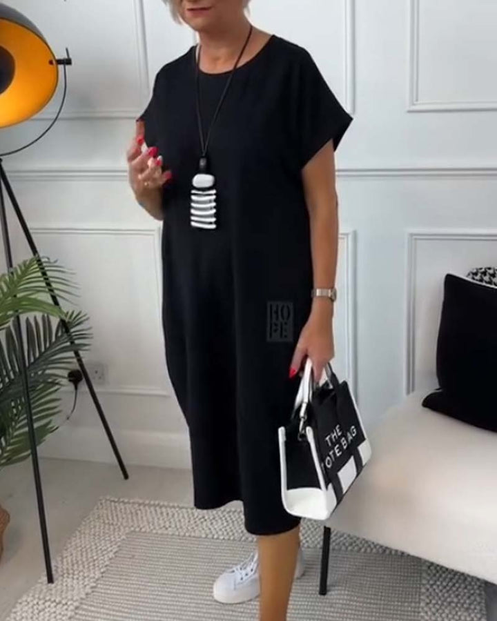 Zuzanna | Luftiges Sommerkleid für Damen mit Rundhalsausschnitt