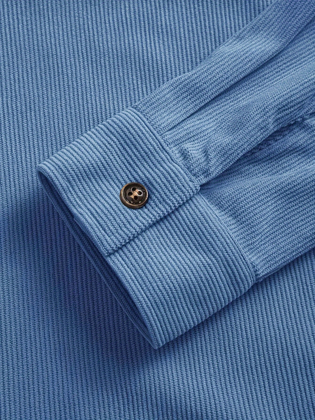 Lukas | Herren Langarm-Overshirt mit Knöpfen und Taschen