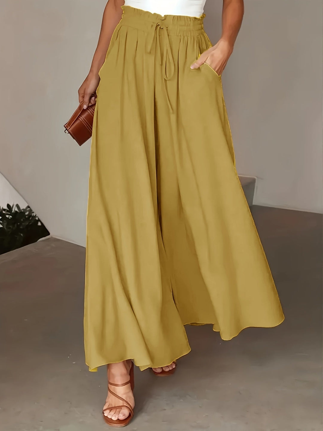 Jane | Schicke Weite-Hosen für Damen mit hohem Bund