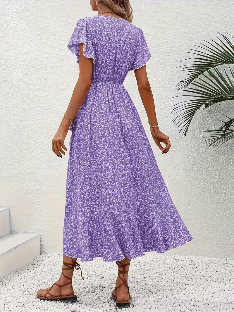 Elara | Fließendes, Bauch-umspielendes Wickelkleid für Damen