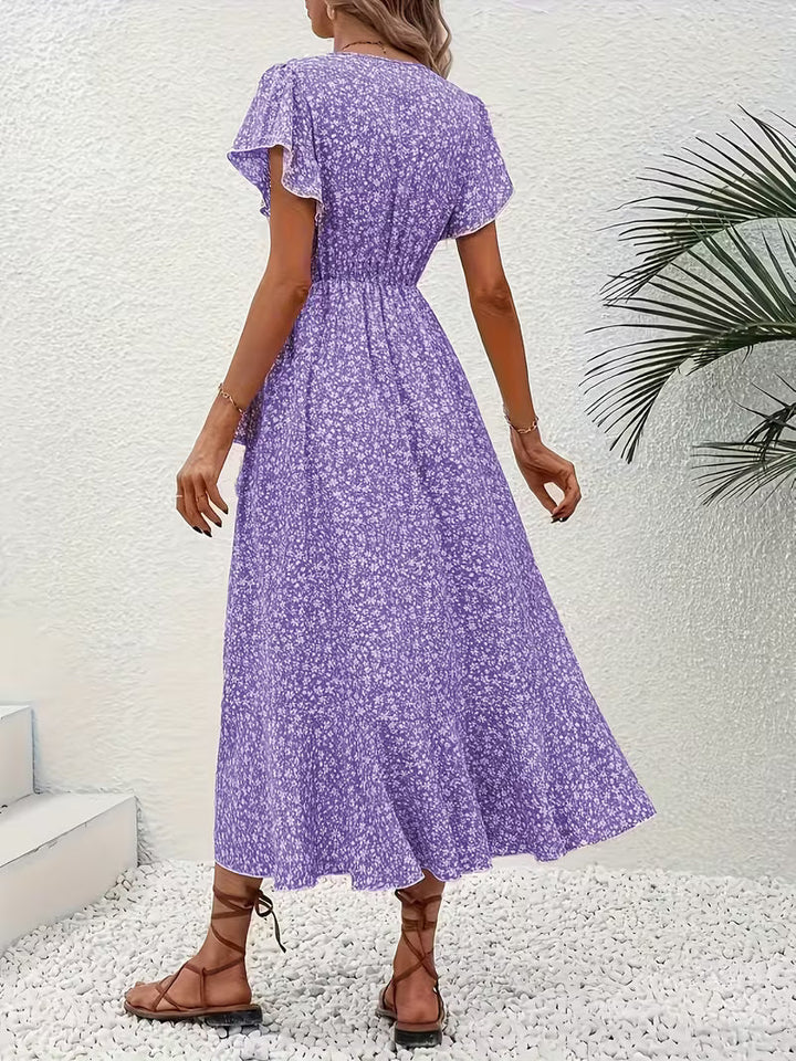 Elara | Fließendes, Bauch-umspielendes Wickelkleid für Damen