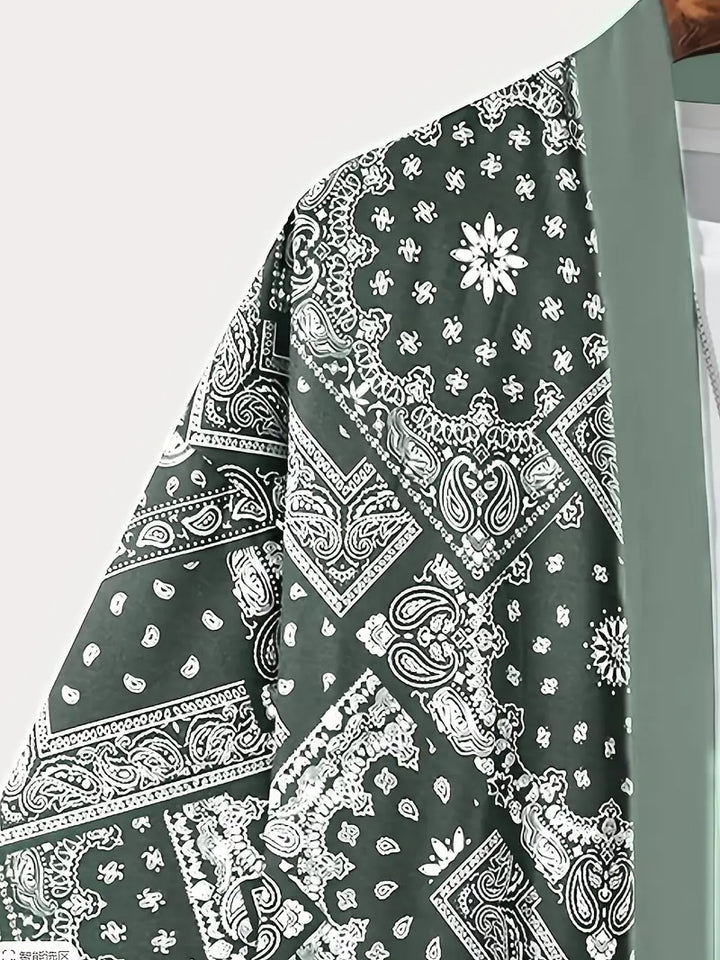 Aki | Leichter Kimono-Cardigan für Herren mit 3/4-Ärmeln