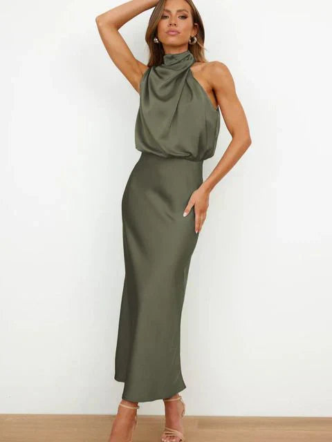 Bianca | Cocktailkleid für Damen mit asymmetrischem Ausschnitt