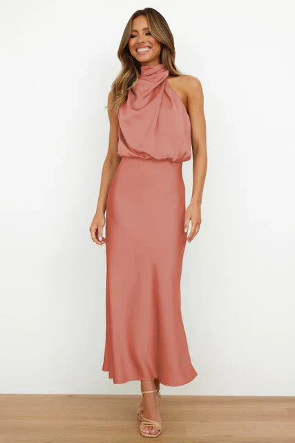 Bianca | Cocktailkleid für Damen mit asymmetrischem Ausschnitt