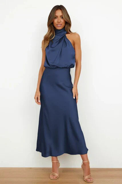 Bianca | Cocktailkleid für Damen mit asymmetrischem Ausschnitt