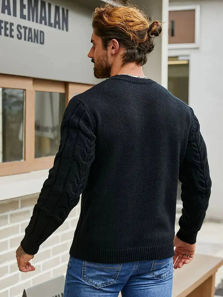 Brit und Boho | Graphica Geo Strickpullover mit geometrischem Muster