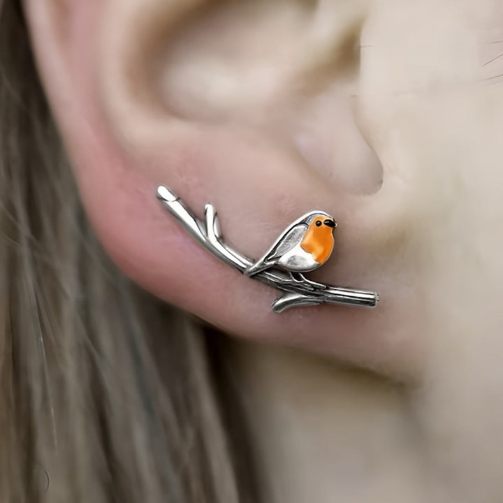 Verspielte Vogel-inspirierte Ohrringe für Damen
