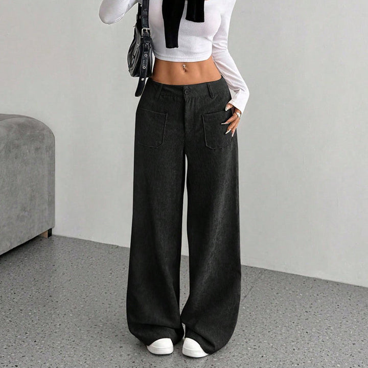 Damen Freizeit-Hochbundhose | Lockere Passform für ultimativen Komfort und Stil