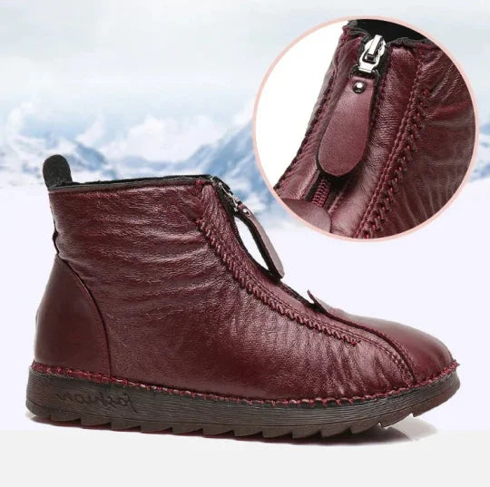 Mia | Elegante Rutschfeste Stiefeletten für Damen mit flachem Absatz