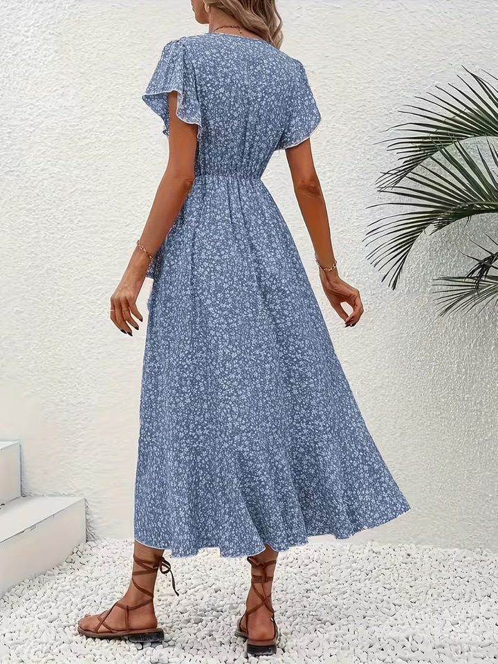Elara | Fließendes, Bauch-umspielendes Wickelkleid für Damen