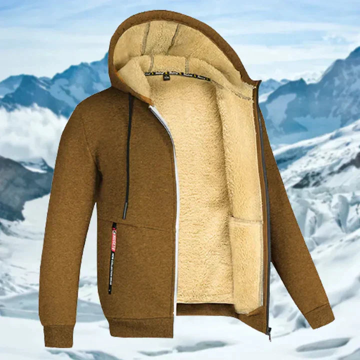 Arie | Herren Wintermantel mit Kapuze und langen Ärmeln