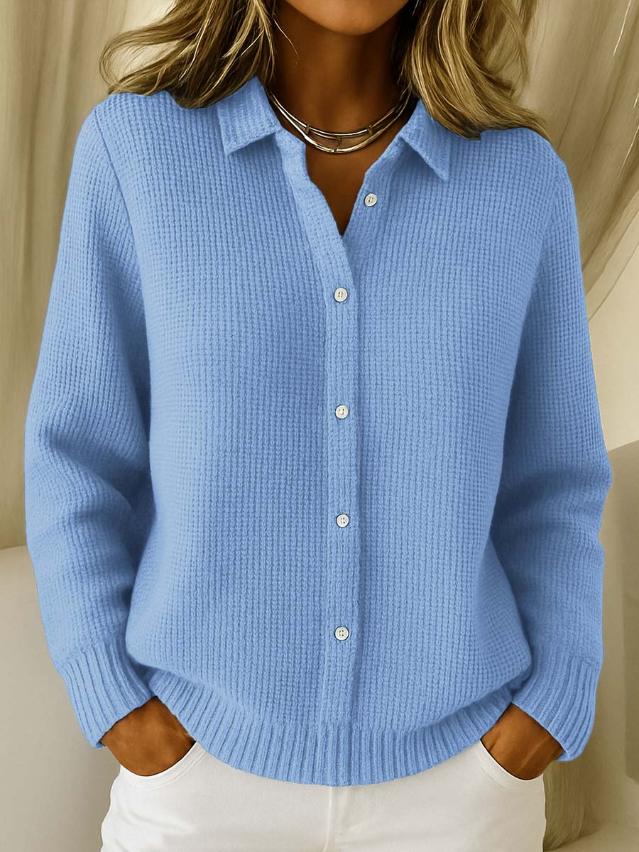 Doris | Lässiger, kuscheliger Cardigan für Damen mit langen Ärmeln