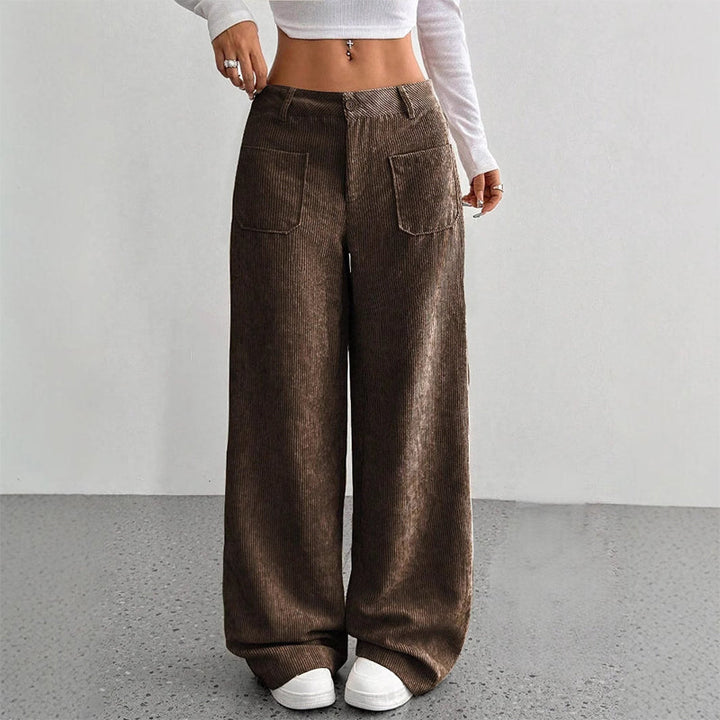 Damen Freizeit-Hochbundhose | Lockere Passform für ultimativen Komfort und Stil