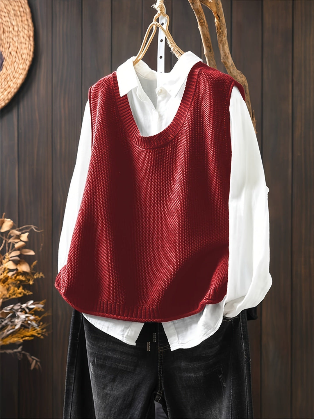 Der Rowan | Grace Cardigan für Damen mit Rundhalsausschnitt und langen Ärmeln