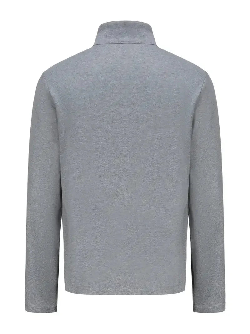 Brit und Boho | Der Aspen Colorblock Quarter-Zip Cardigan für Herren
