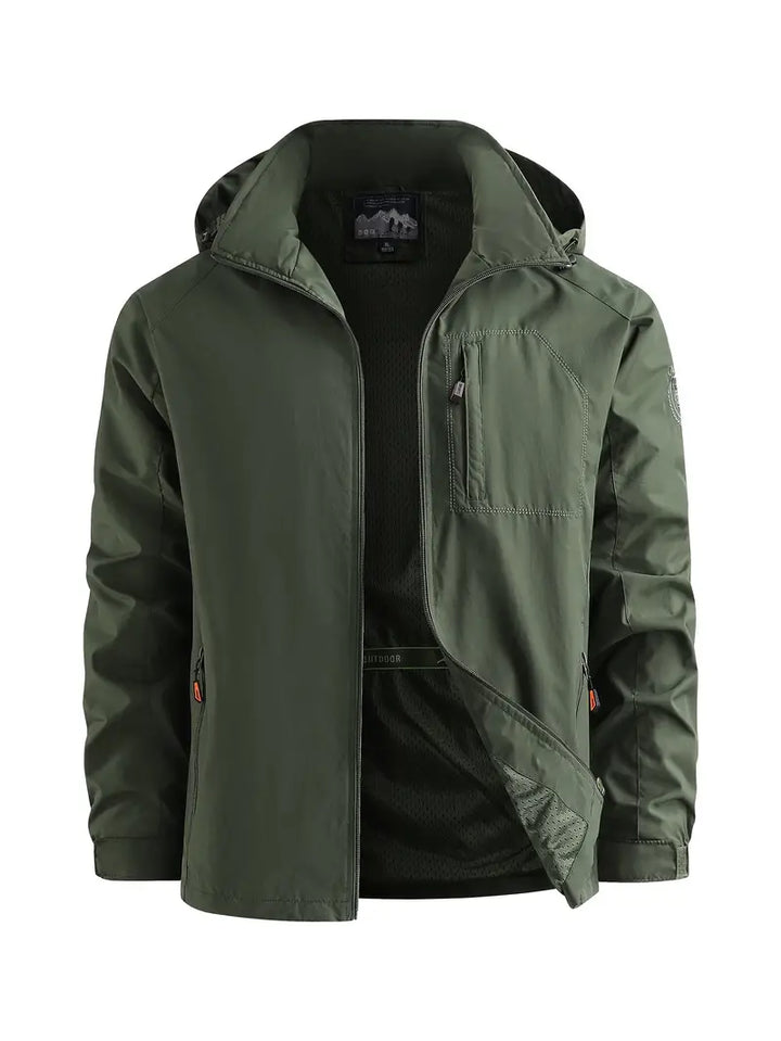Wendell | Leichte Herrenjacke für Herren mit langen Ärmeln und Stehkragen