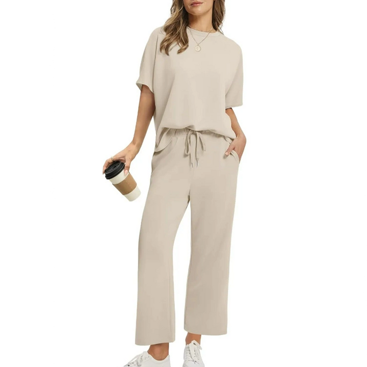 Eliza | Lässiges Top- und Hosen-Set für Damen