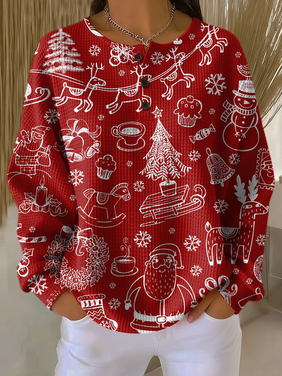 Karla | Nordischer Luxus Pullover für Damen mit Rundhalsausschnitt und langen Ärmeln