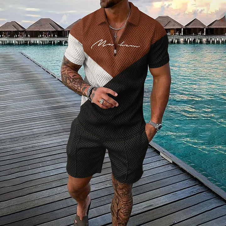Jonas | Vanguard Poloshirt- und Shorts-Set für Herren