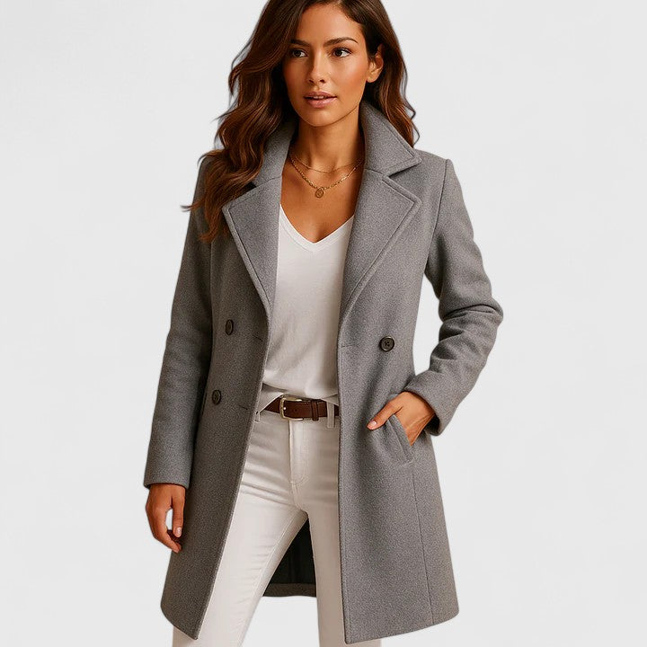 Lydia | Eleganter Mantel für Damen mit langen Ärmeln