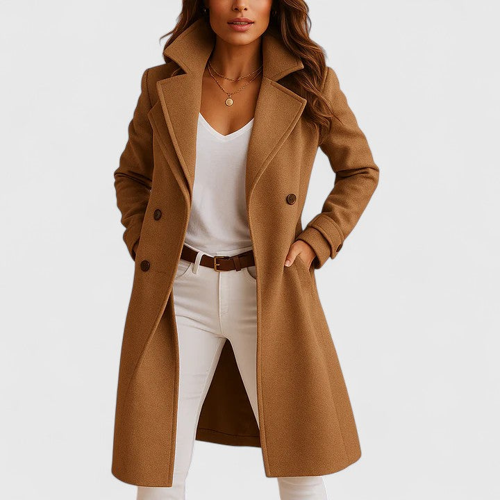 Lydia | Eleganter Mantel für Damen mit langen Ärmeln