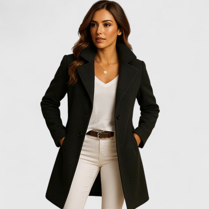 Lydia | Eleganter Mantel für Damen mit langen Ärmeln