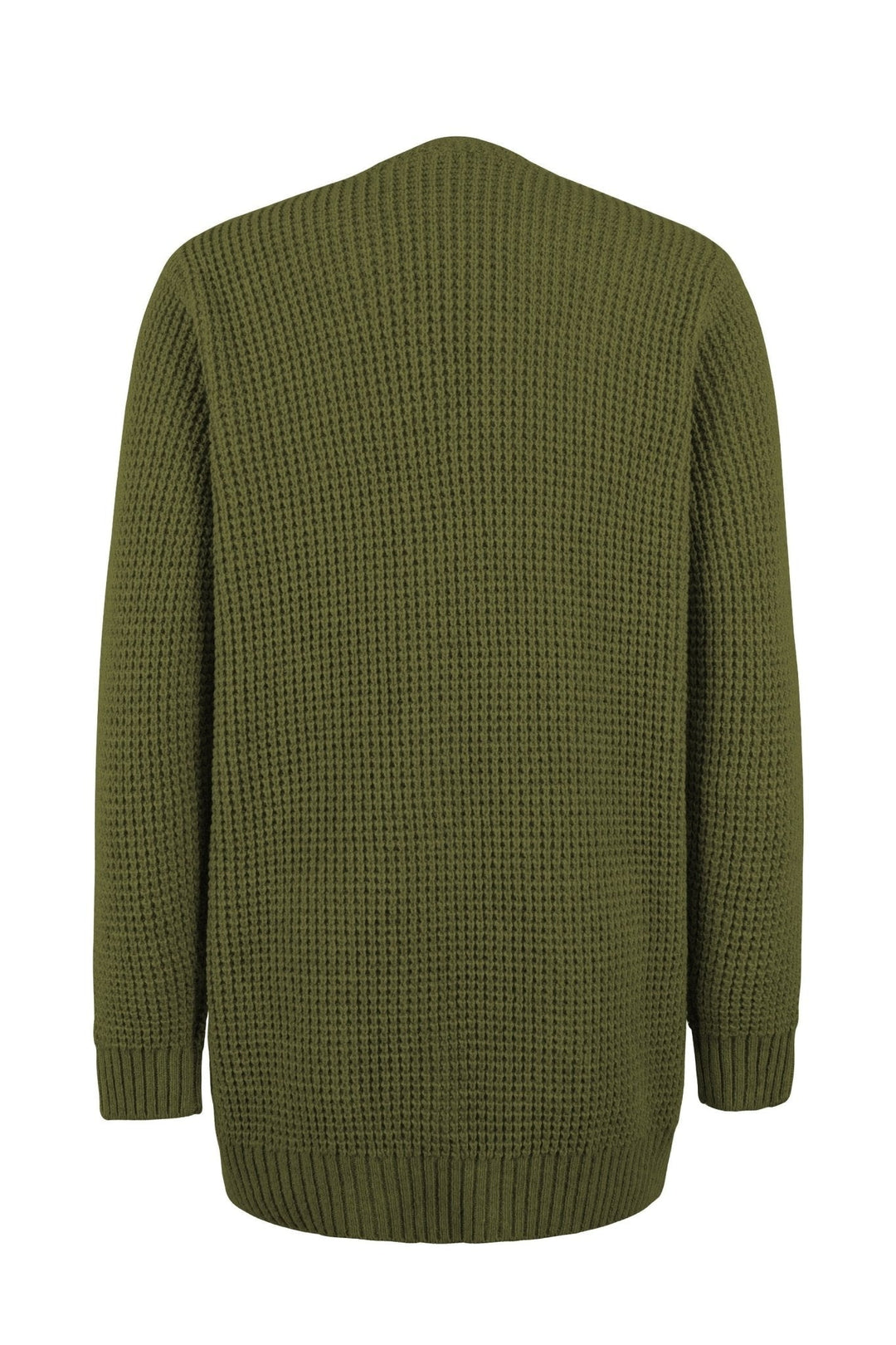 Esmae | Lange Strickjacke für Damen mit V-Ausschnitt und langen Ärmeln