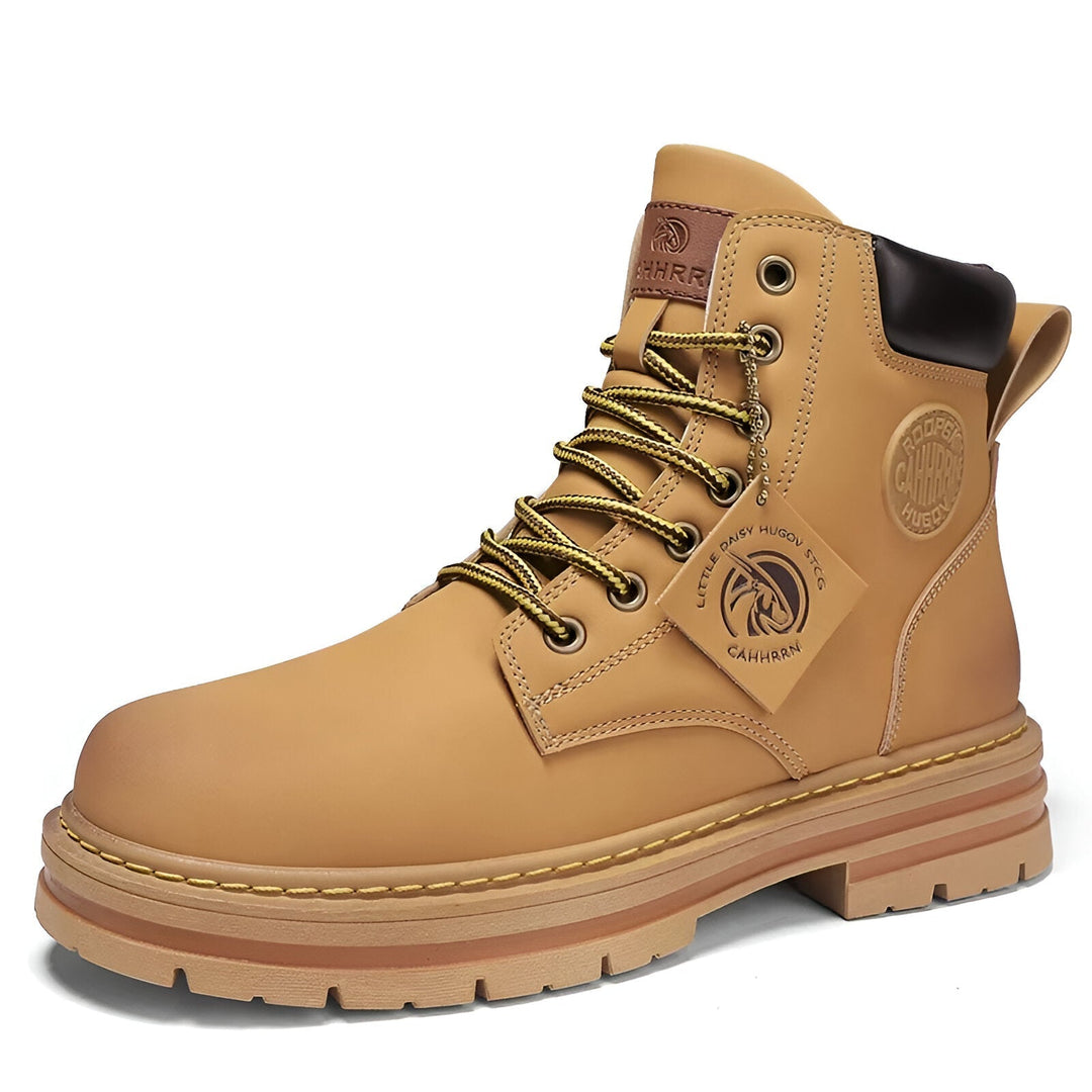 Alexander | Schnürstiefel für Herren mit flachem Absatz